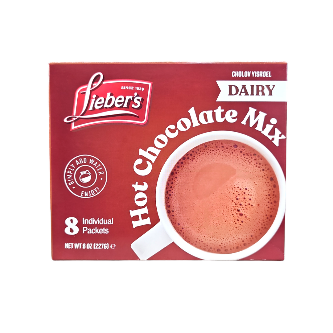 Lieber's, Dairy Hot Chocolate Mix 8 Packets