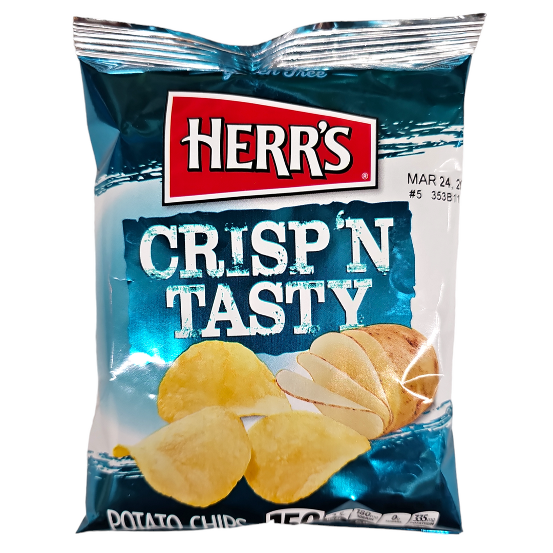 Herr's, Crisp 'N Tasty Potato Chips 1 Oz