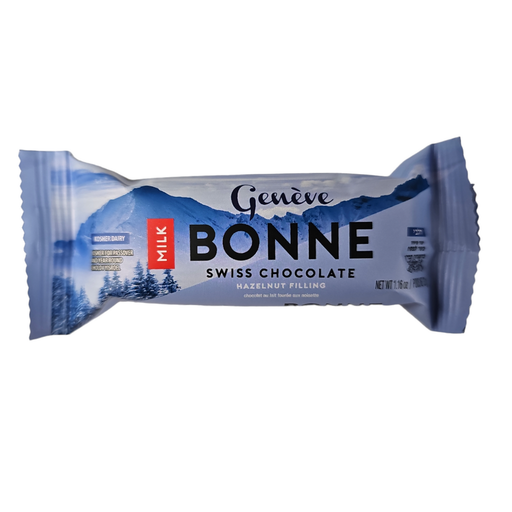 Geneve, Bonne Swiss Mini Milk Chocolate Hazelnut Filling 1.16 Oz