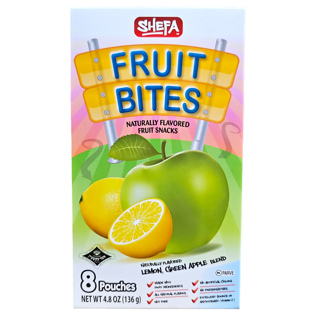 Shefa, Fruit Bites Lemon, Green Apple Blend 4.8 Oz