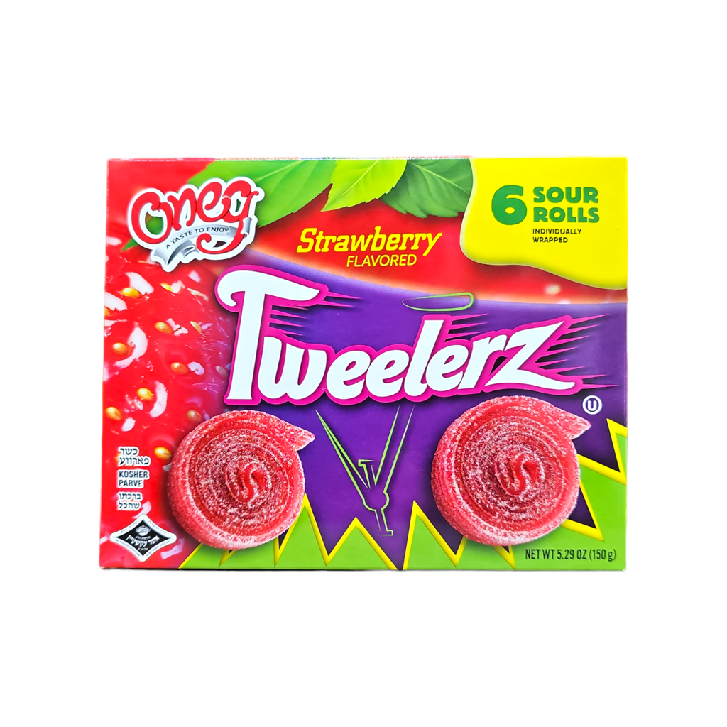 Oneg, Tweelerz Strawberry 6 Sour Rolls 5.29oz