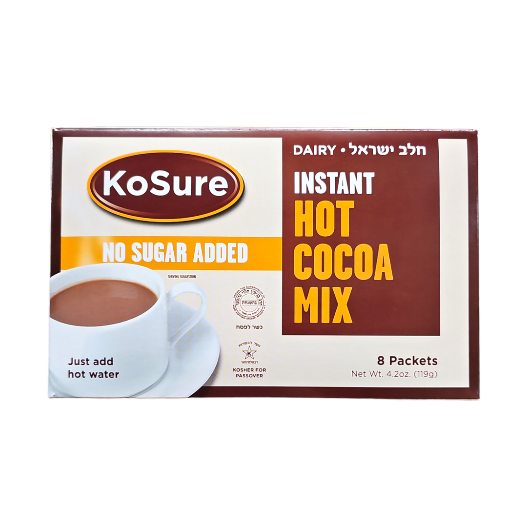 KoSure, No Sugar Added Instant Hot Cocoa Mix 8 Packets