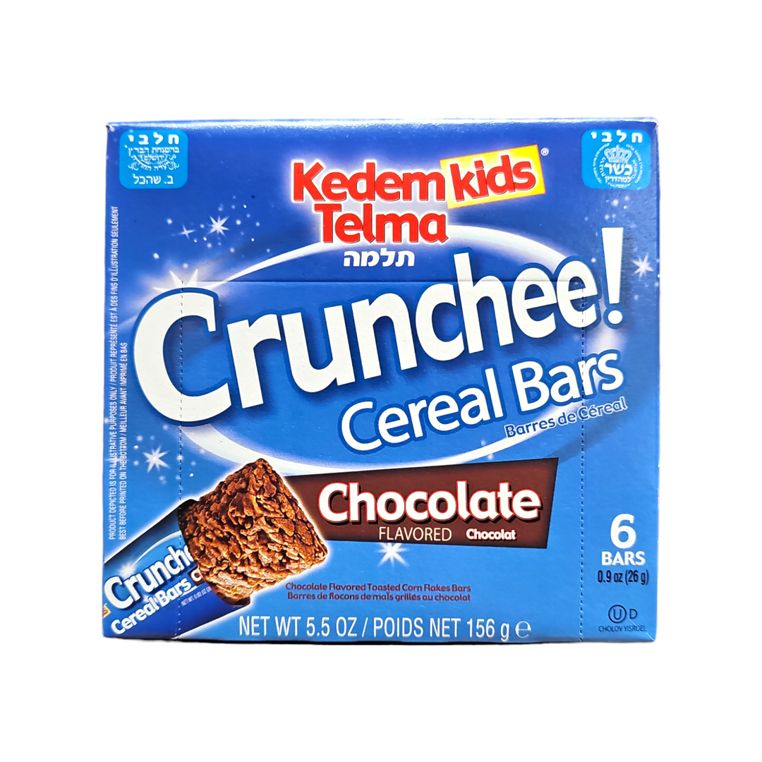 Kedem Crunchee Cereal Bars Chocolate 6 Pk