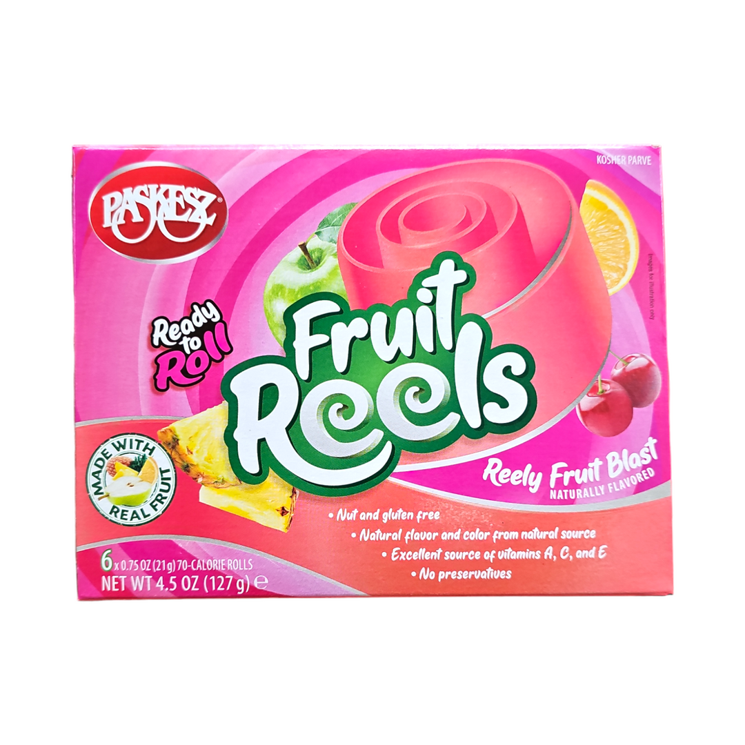 Paskesz Fruit Reels Fruit Blast 4.5 Oz