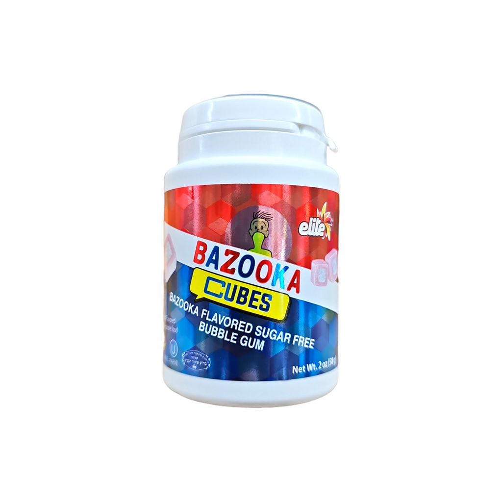 Elite, Bazooka Cubes Sugar Free Gum 2 Oz