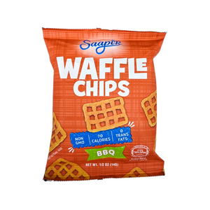 Saapir, Waffle Chips BBQ 1/2 Oz