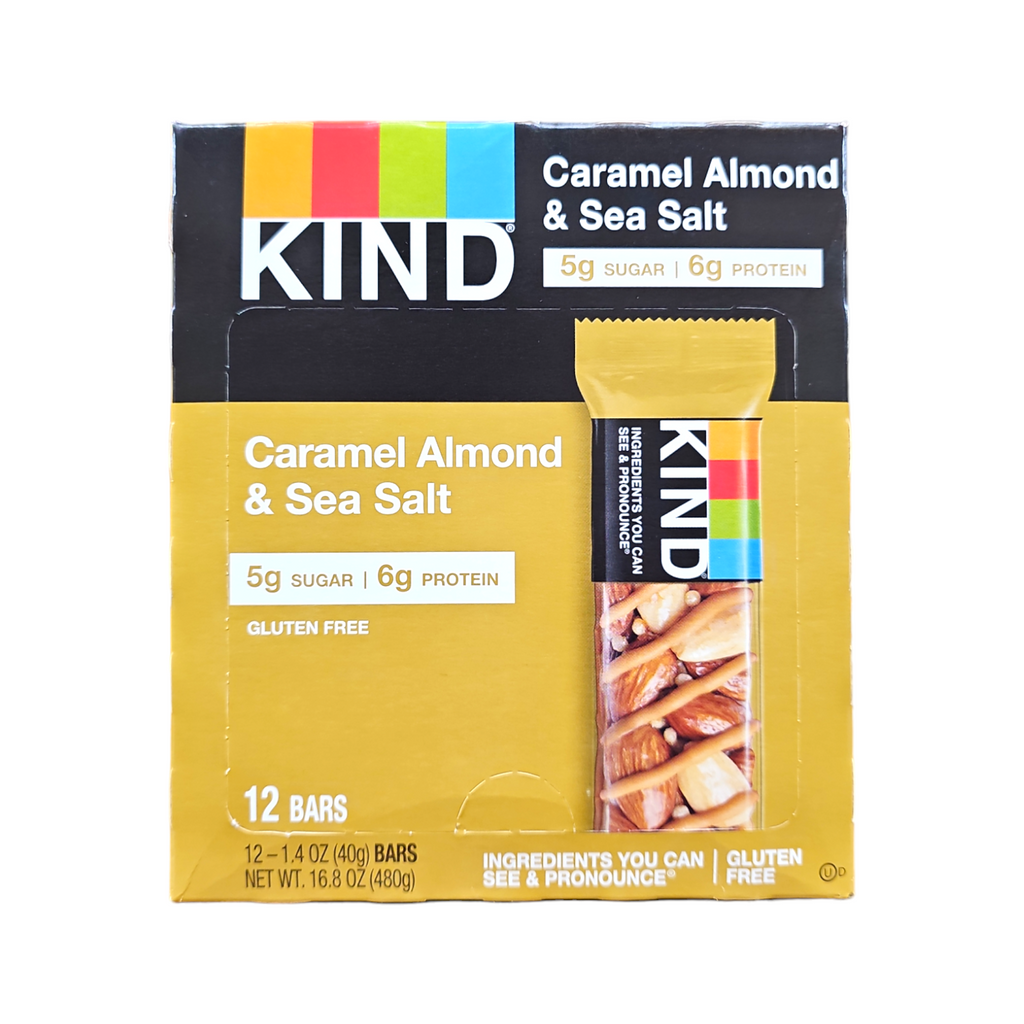 Kind Nut Bar, Caramel Almond & Sea Salt 12 - 1.4 Oz Bars