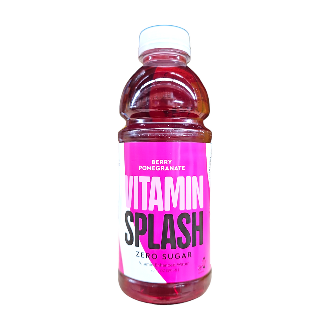 Vitamin Splash, Zero Sugar Berry Pomegrante 20 Oz