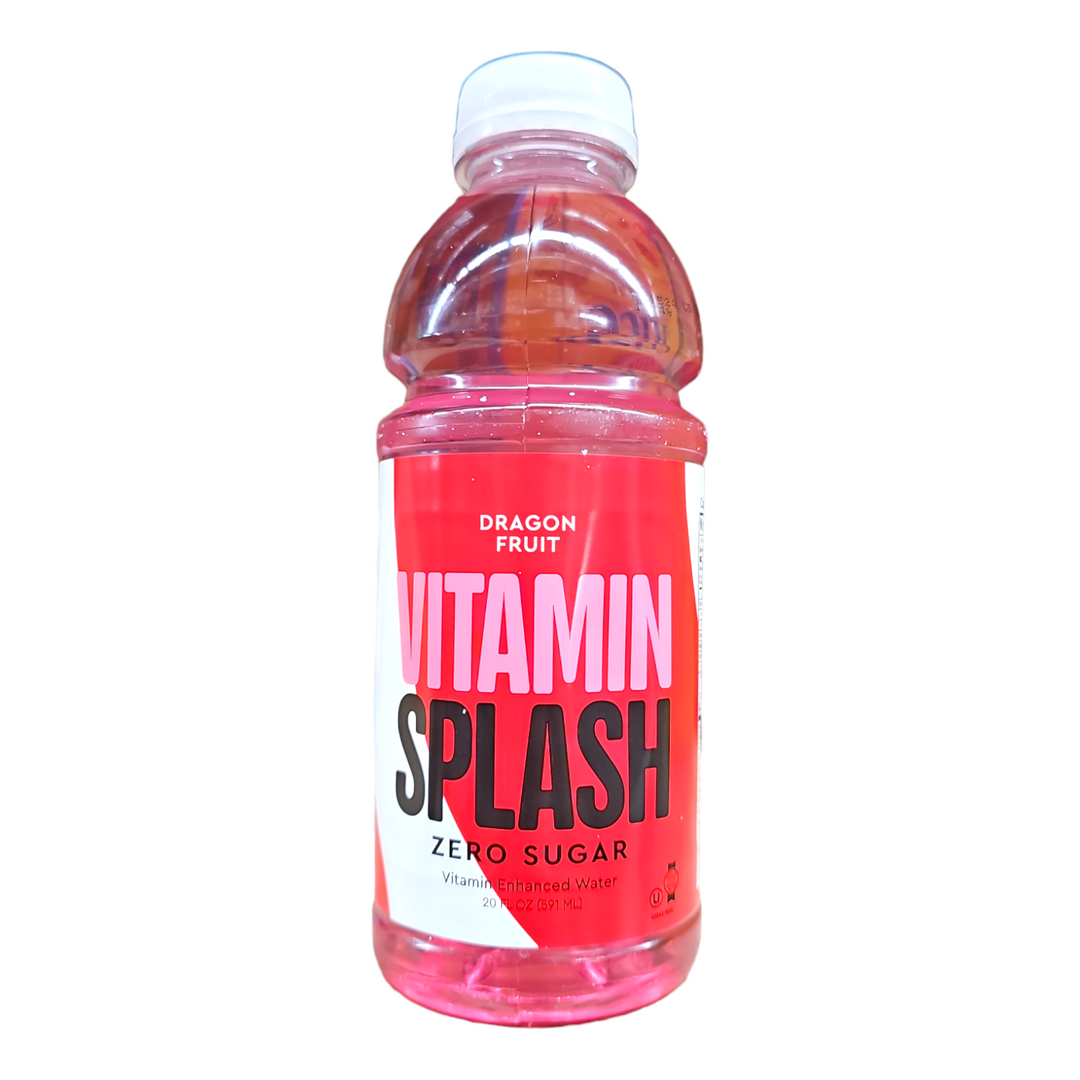 Vitamin Splash, Zero Sugar Dragon Fruit 20 Oz
