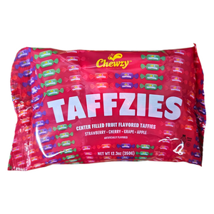 Chewzy, Taffzies Strawberry, Cherry, Grape, Apple 12.3 Oz