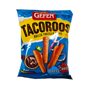 Gefen, Tacoroos Rolled Tortilla Chips Sweet BBQ 1 Oz