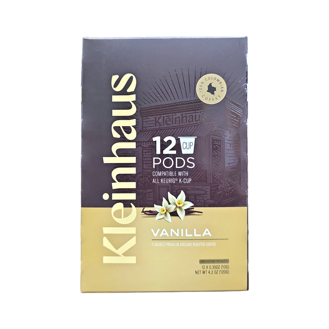 Kleinhaus, Vanilla Medium Roast 12 K-Cup Pods