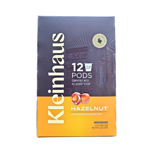 Kleinhaus, Hazelnut Medium Roast 12 K-Cup Pods