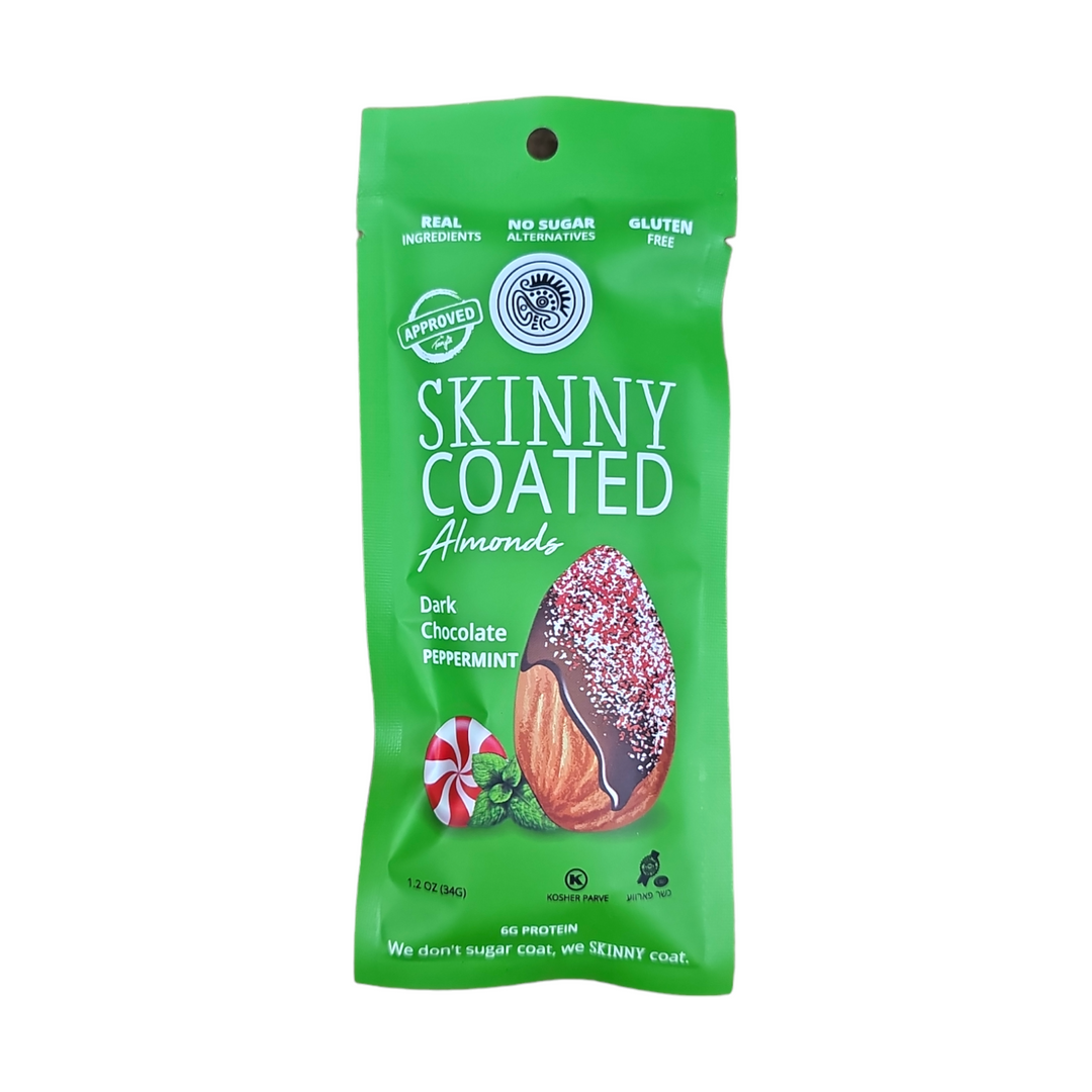 Skinny Coated Almonds, Peppermint