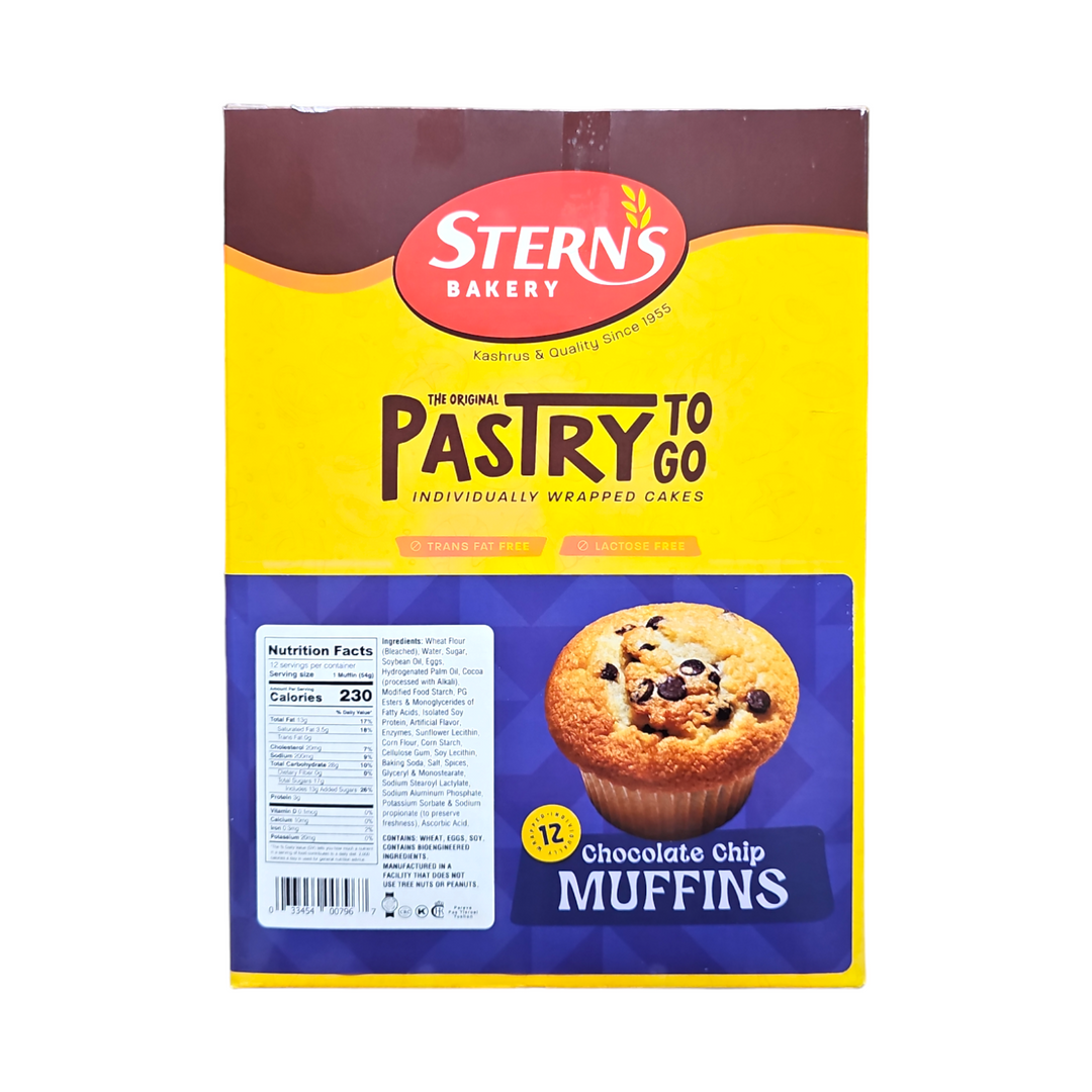 Stern's, Pastry To Go Chocolate Chip Muffins 23 Oz