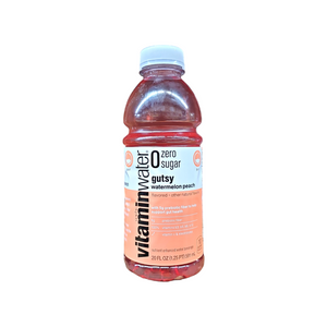 Glacau, Vitamin Water Zero Sugar Gutsy Watermelon Peach 20 Oz