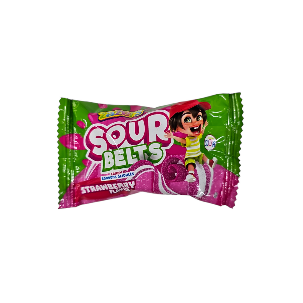 Zazers, Sour Belts Strawberry Flavor 25g