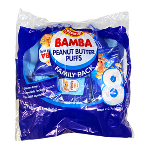 Osem, Bamba Peanut Butter Puffs Family Pack 8 Bags