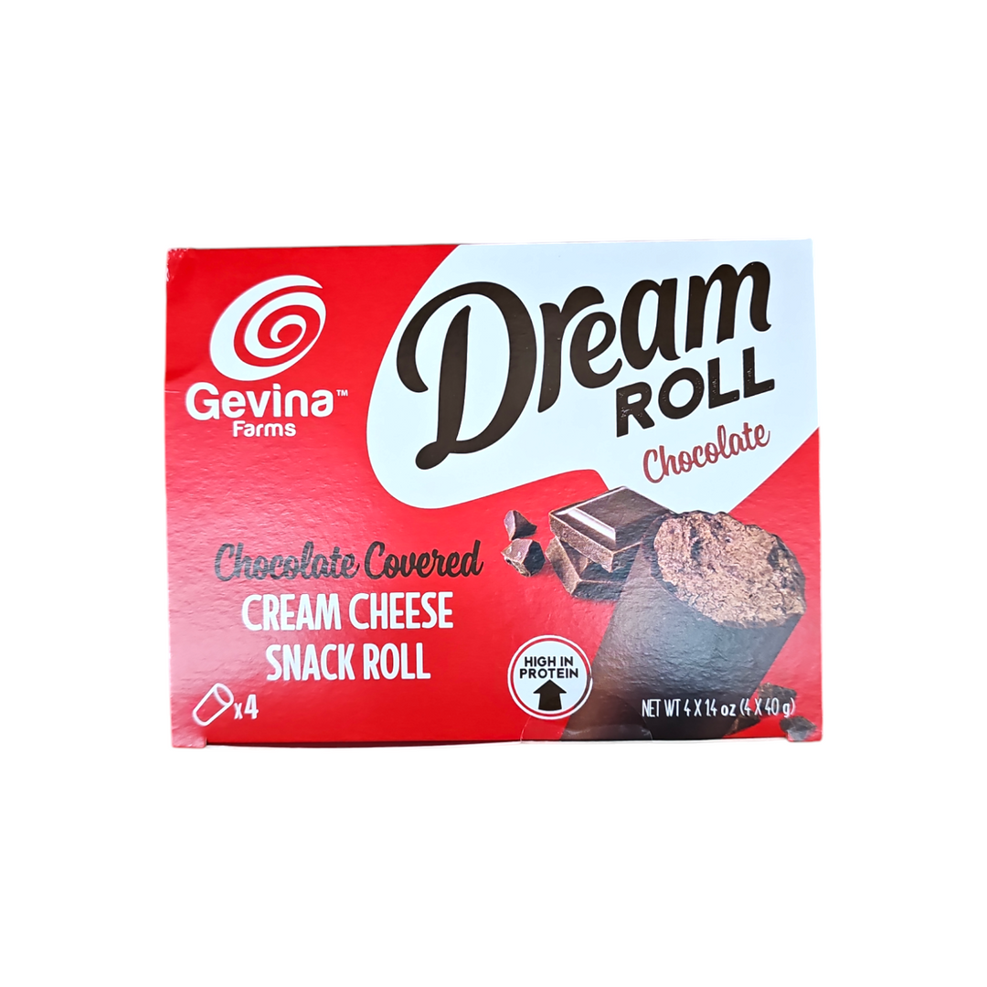 Dairy Gevina, Dream Roll Chocolate 4 X 1.4 Oz