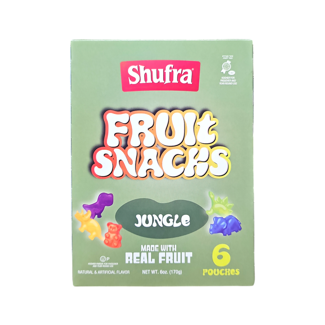 Shufra, Fruit Snacks Jungle 6 Pouches