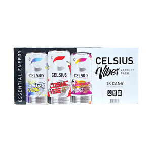 Celsius, Space Variety Pack Astro, Cosmic, Galaxy Vibes 18 Cans