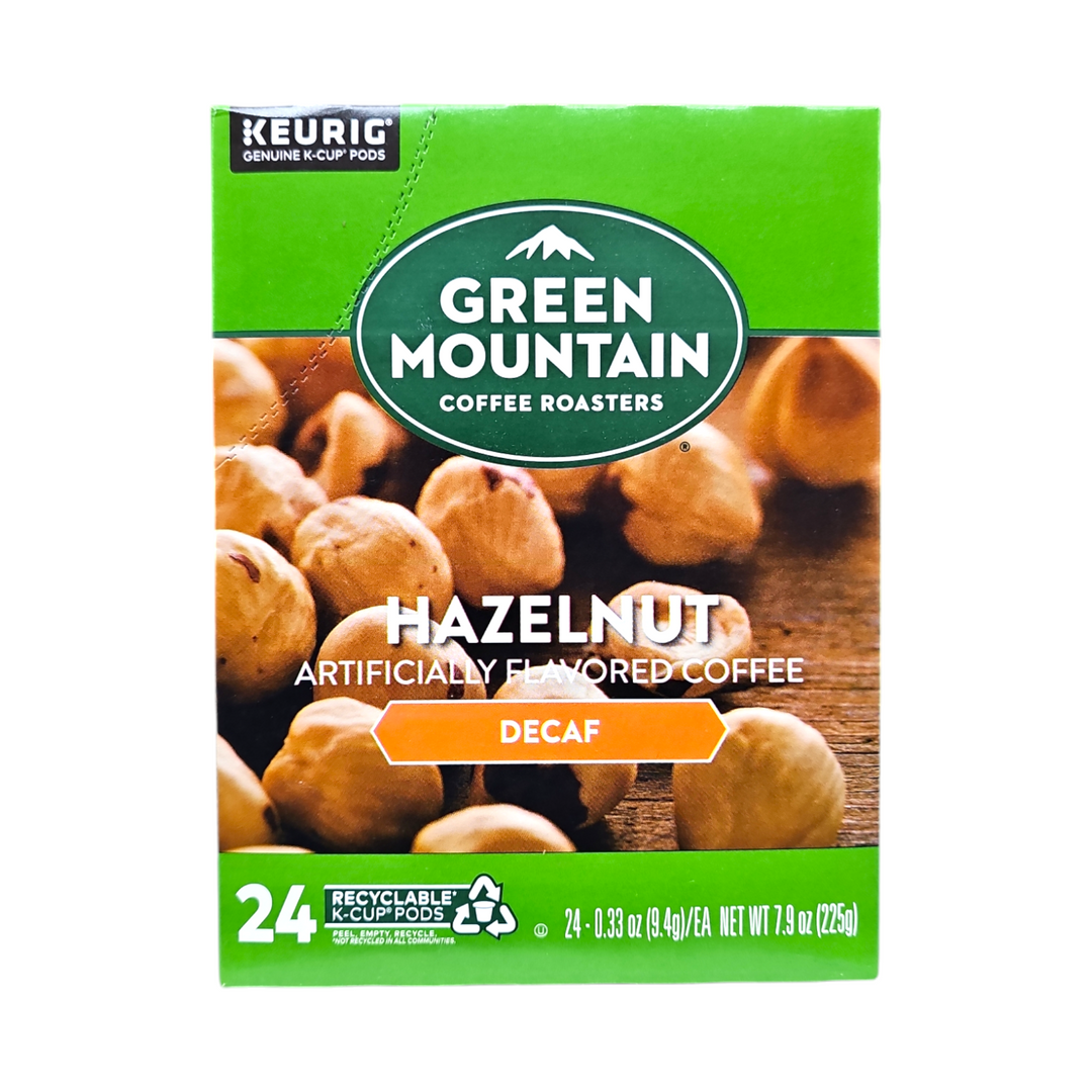 Green Mountain, Hazelnut Decaf 24 K-Cup Pods