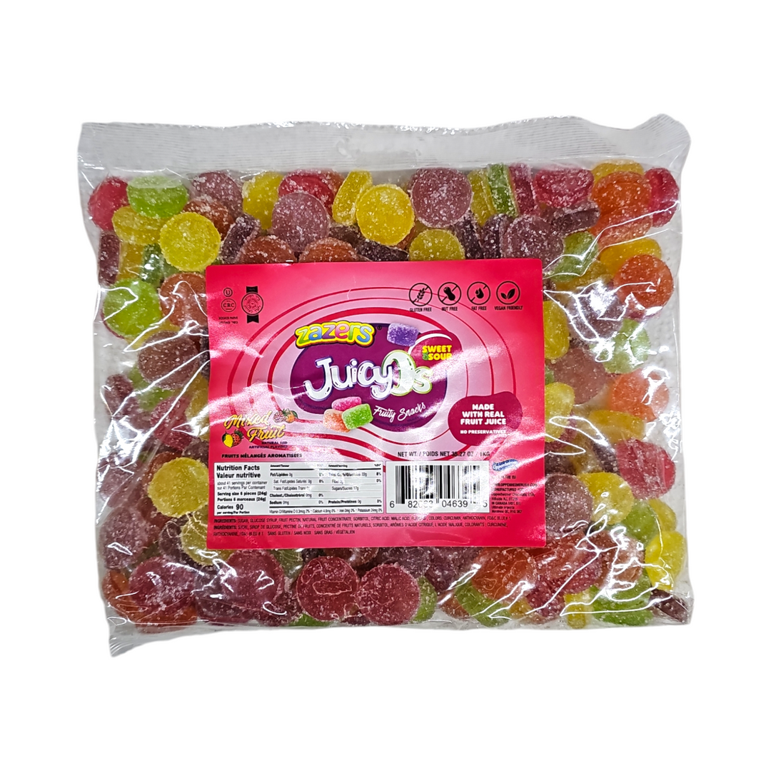 Zazers, JuicyOs Mixed Fruit 35.27 Oz