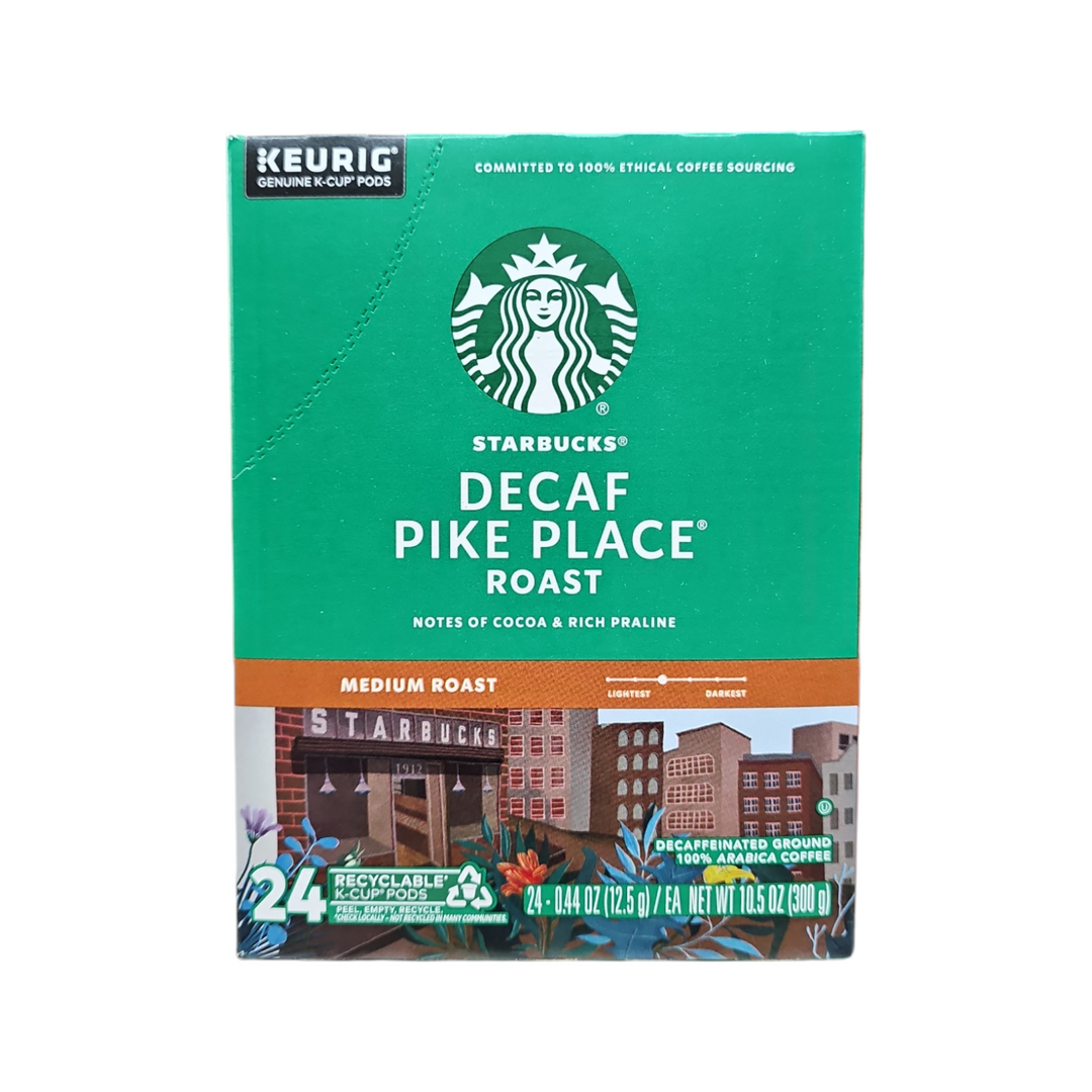 Starbucks, Decaf Pike Place Medium Roast 24 K-Cup Pods