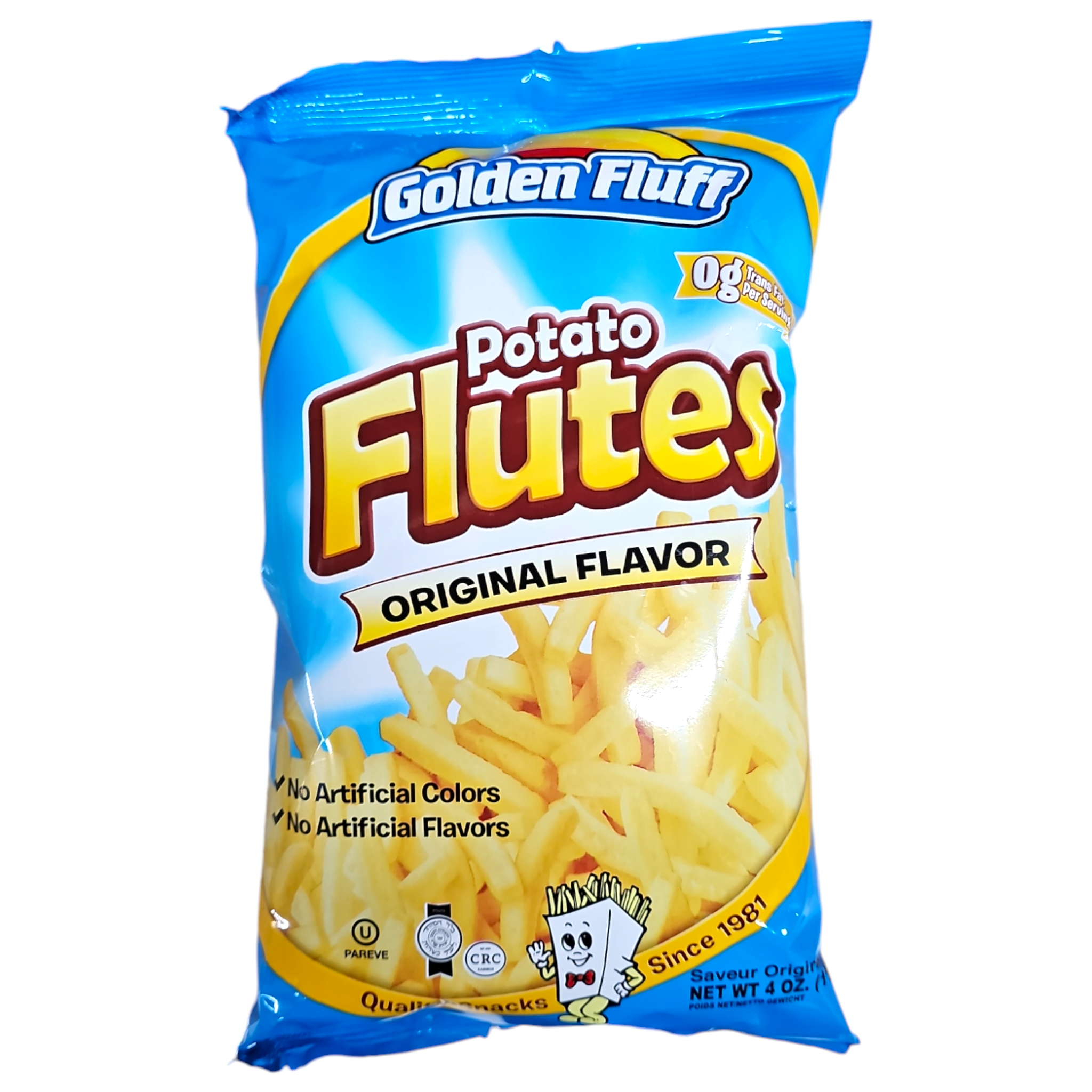 Big, Golden Fluff, Potato Flutes Original 4 Oz – Vendors