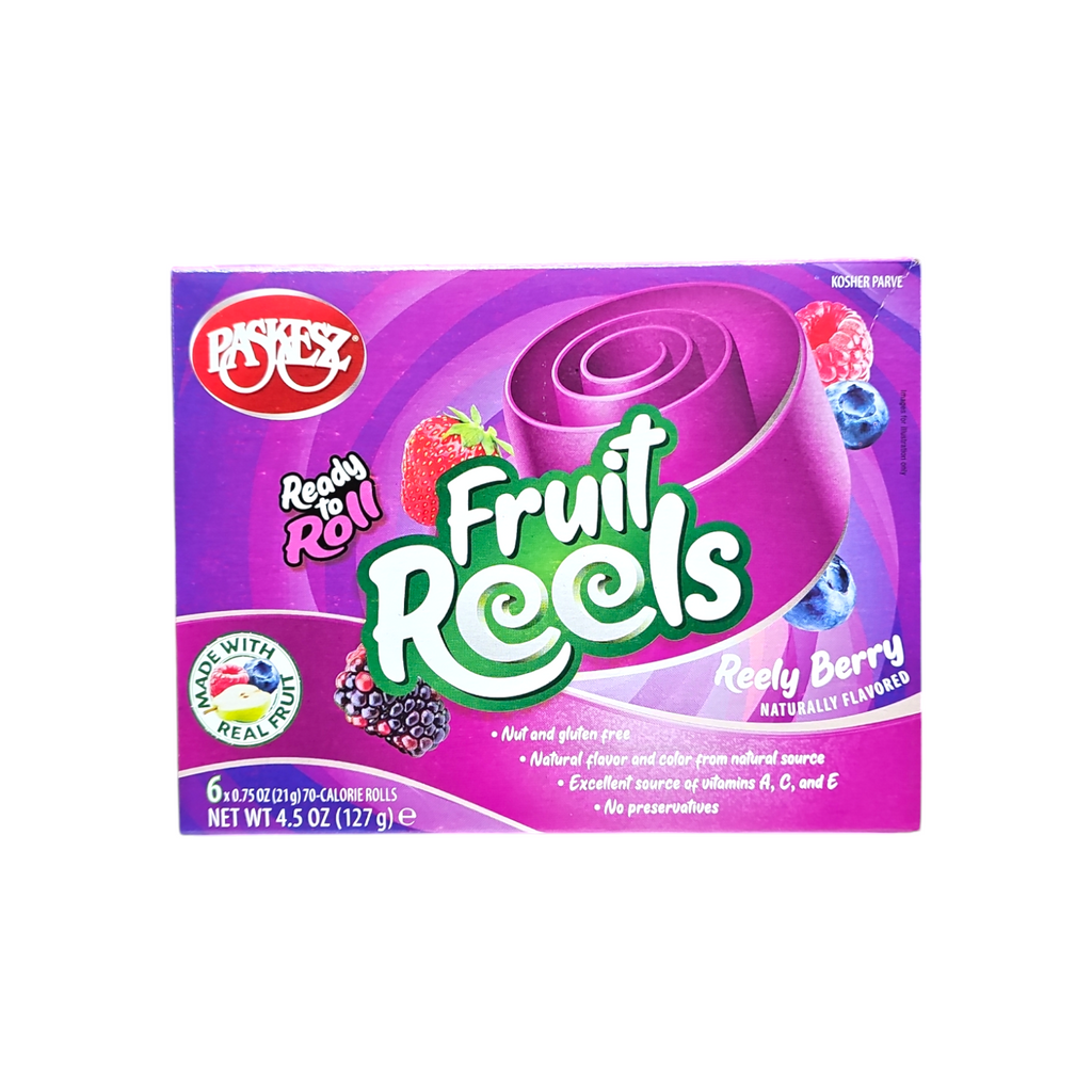 Paskesz Fruit Reels Reely Berry 4.5 Oz