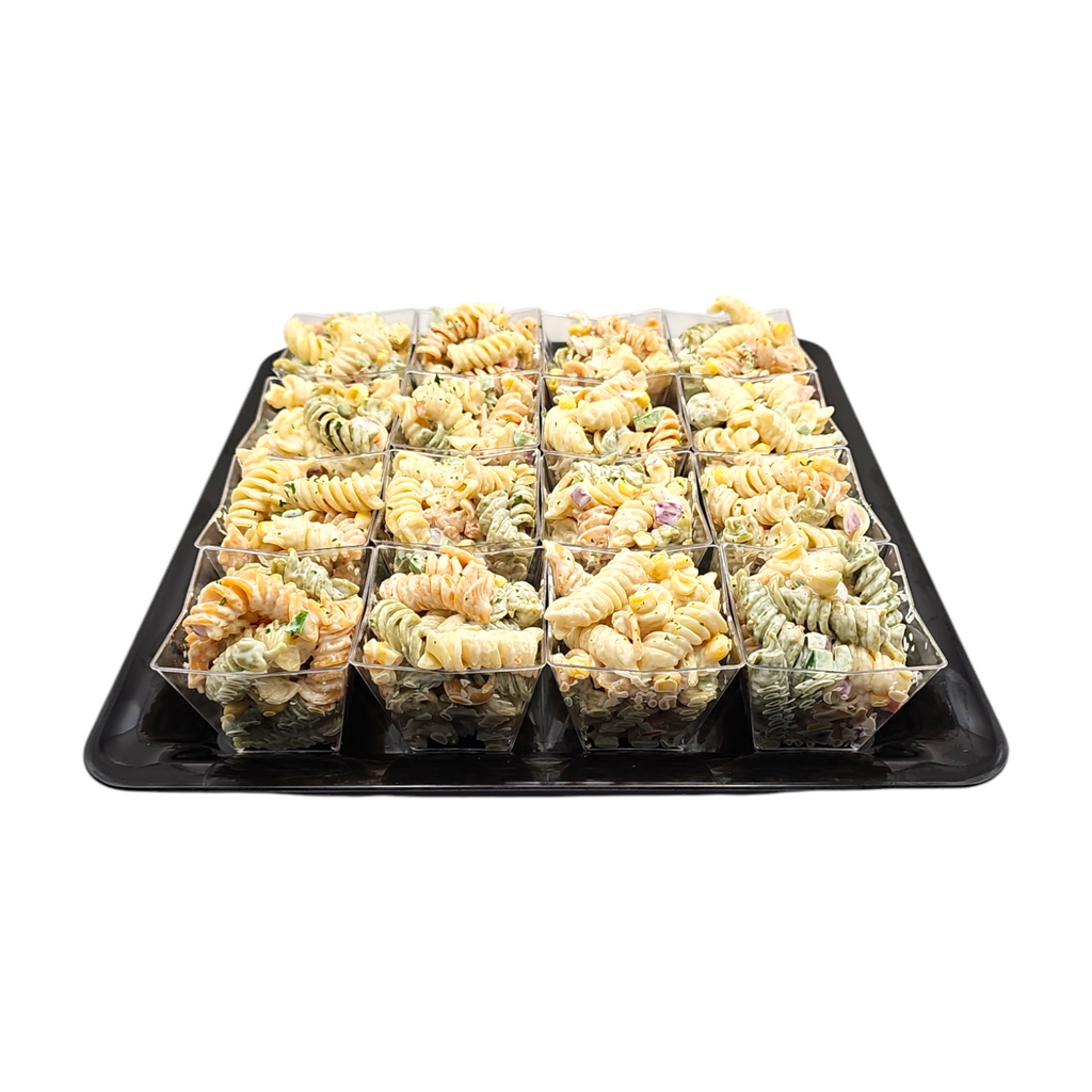 Tri Color Pasta Salad Mini Cups