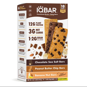 IQ Bar Variety Pack, 18-count