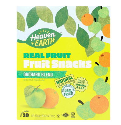 H&E, Fruit Snacks Orchard Blend 10 Pouches
