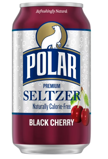 Can, Polar Seltzer Black Cherry 12 Oz.