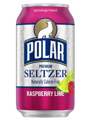 Can, Polar Seltzer Raspberry Lime 12 Oz.