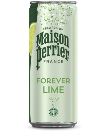 Can, Maison Perrier Sparkling Water Lime 11.5oz.