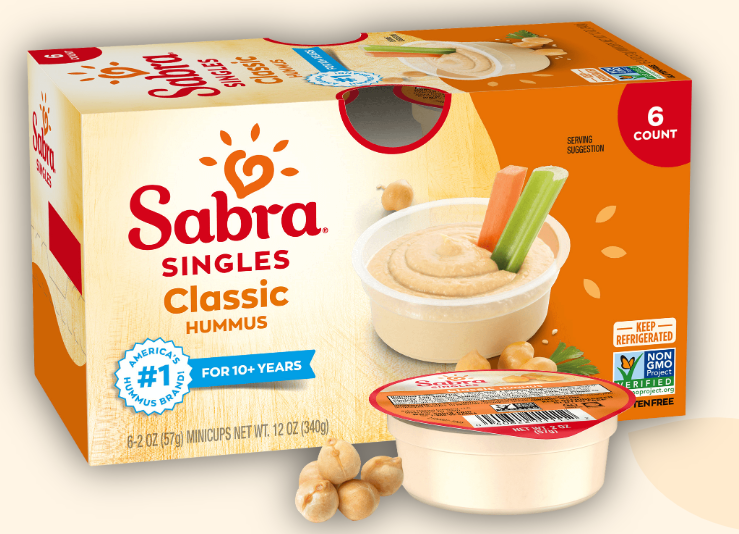 Sabra Classic Hummus 2oz 6pk
