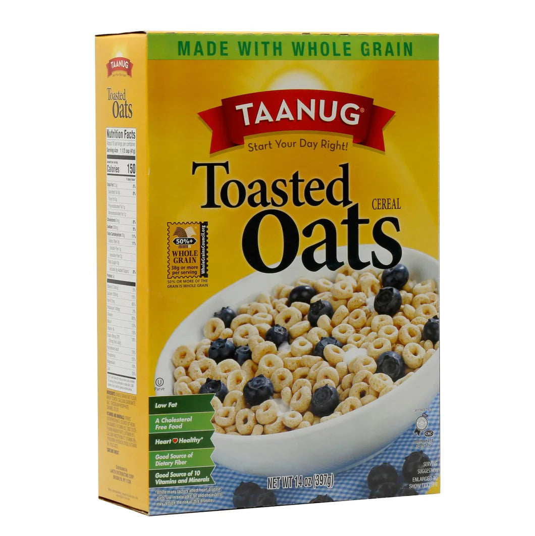 Taanug, Toasted Oats Cereal 14 Oz