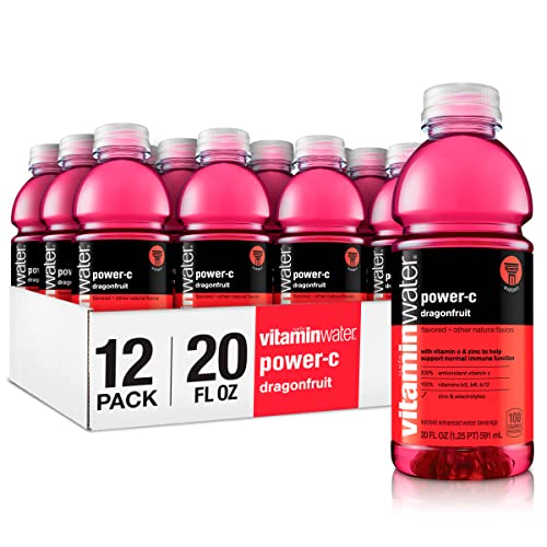 CASE Glacau, Vitamin Water Power-C Dragonfruit 20 Oz 12pk