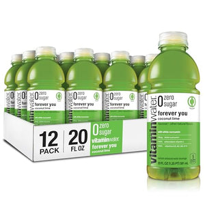 CASE Glacau, Vitamin Water Zero Sugar Forever You Coconut Lime 20 Oz 12pk