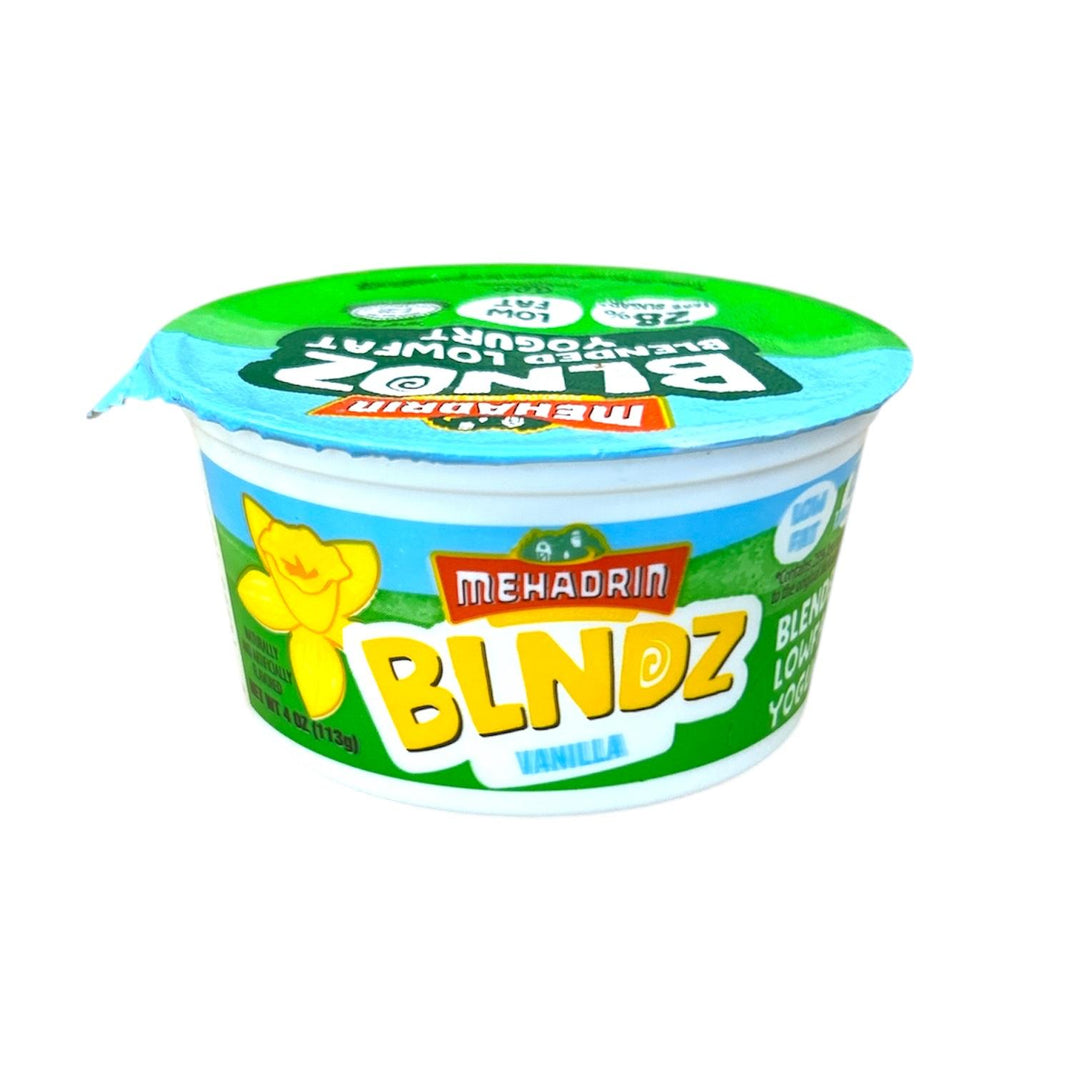Mehadrin, BLNDZ Vanilla Blended Lowfat Yogurt, 4 oz