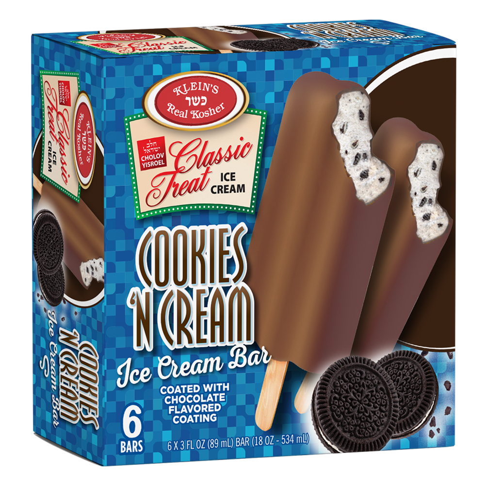 Klein's Ice Cream, Cookies 'N Cream 6 x 3 Oz
