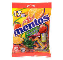 Mini Mentos Fruit Mix 17 Rolls 178g