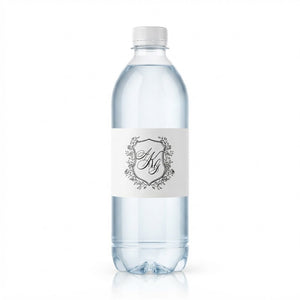 Custom logo 20 oz water bottle with 2-inch label