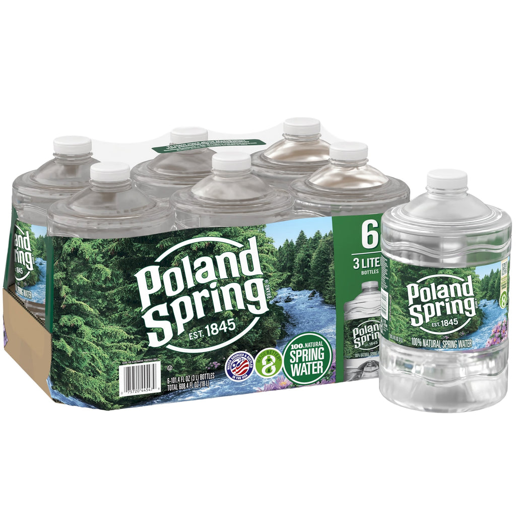 Poland Spring 3 Liter, Case of 6