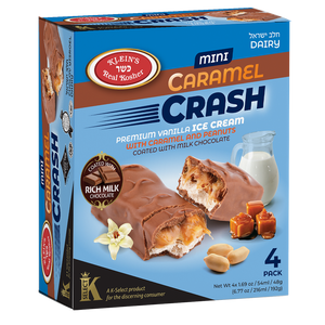 Klein's Ice Cream, Mini Caramel Crush 4 x 1.69 Oz