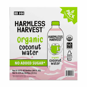 Harmless Harvest Organic Coconut Water, 14 Oz, 6 Pack