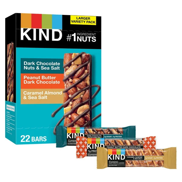 Kind Nut Bar, Variety Pack 22 Bars