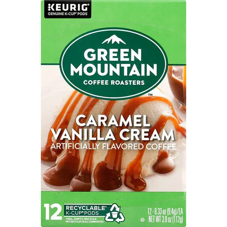 Green Mountain, Caramel Vanilla Cream 12 K-Cup Pods