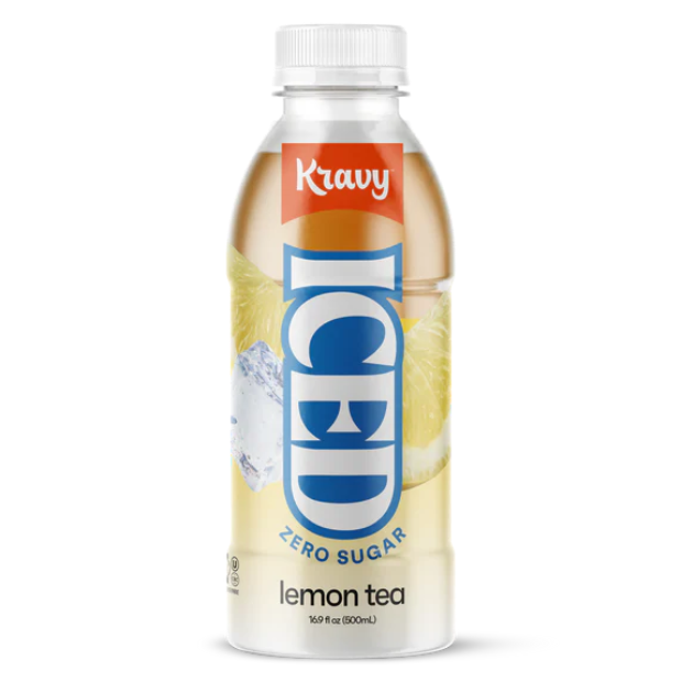 Kravy, Iced Lemon Tea Zero Suger 16.9 oz